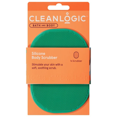 Cleanlogic Silicone Body Scrubber - 1 ea - Image 2