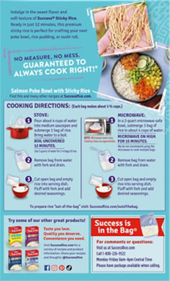 Success Boil In Bag Restaurant Style Sticky Rice - 14 Oz - Image 6