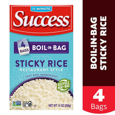 Success Boil In Bag Restaurant Style Sticky Rice - 14 Oz - Image 1