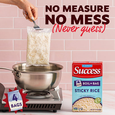 Success Boil In Bag Restaurant Style Sticky Rice - 14 Oz - Image 3