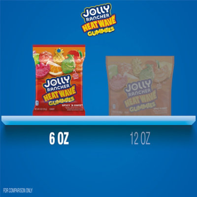 Jolly Rancher Heat Wave Gummies Spicy ‘N Sweet Assorted Fruit Flavored Candy Bag - 6 Oz - Image 5