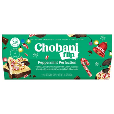 Chobani Flip Low-fat Greek Yogurt Peppermint Perfection 4.5oz 4pk - 18.0 oz - Image 2