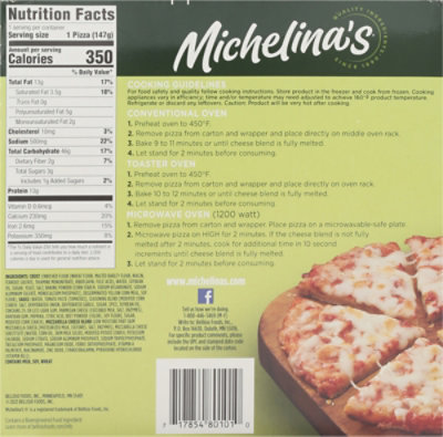 Michelina's Cheese Pizza 5.2oz - 1 BX - Image 5