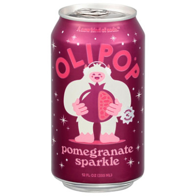Olipop Soda Pomegranate Sparkle - 12 fl oz - Image 1