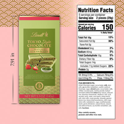 Lindt Tokyo Style Choc Bar - 5.1 oz - Image 5