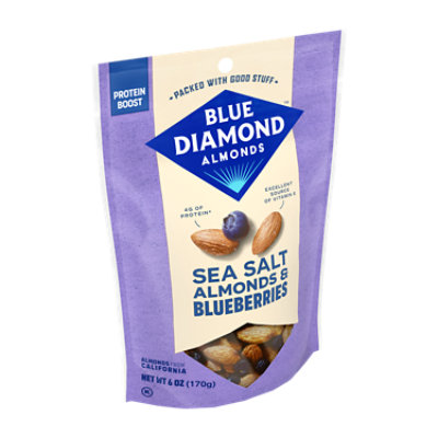 Blue Diamond Almonds Sea Salt & Blueberries 6oz - 6 OZ - Image 2