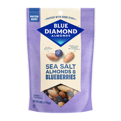 Blue Diamond Almonds Sea Salt & Blueberries 6oz - 6 OZ - Image 1