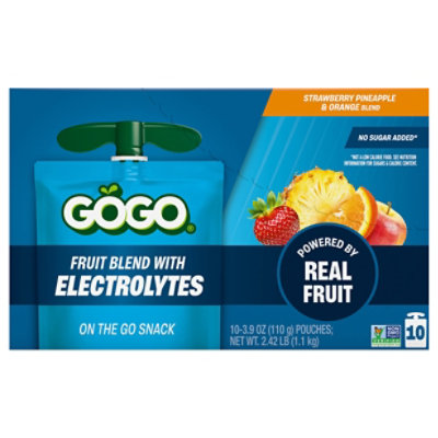 Gogosqueez Active Lyte Up Strawberry Pineapple Orange 6x10x3.9oz - 10 CT - Image 4