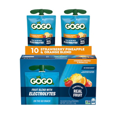 Gogosqueez Active Lyte Up Strawberry Pineapple Orange 6x10x3.9oz - 10 CT - Image 2
