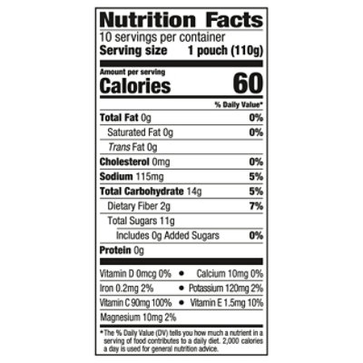Gogosqueez Active Lyte Up Strawberry Pineapple Orange 6x10x3.9oz - 10 CT - Image 5