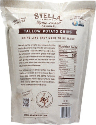 Stella & Milos Tallow Chips Original - 5 OZ - Image 5