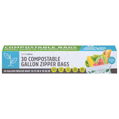 Lunchskins Bags Compostable Gallon Zipper Bags - 30 ct - Image 2