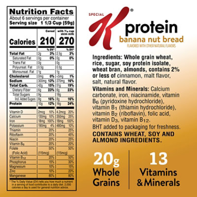 Kellogg's Special K Cereal Banana Nut Bread 12.9oz - 12.9 oz - Image 4