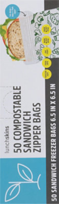 Lunchskins Bag Compostable Sandwich Zipper Bags - 50 ct - Image 3
