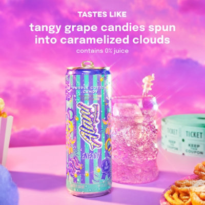 Alani Nu Purple Cotton Candy Sugar Free Energy Drink Can - 12 fl oz - Image 3
