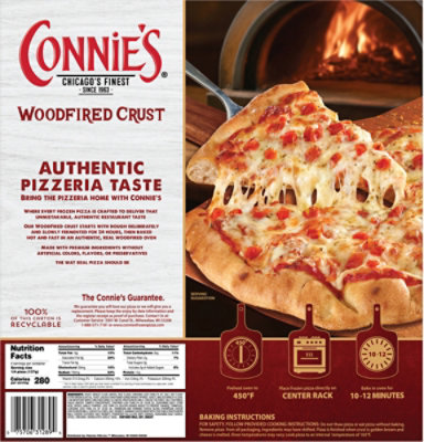 Connie's Woodfire Margherita Pizza - 19.25 oz - Image 5