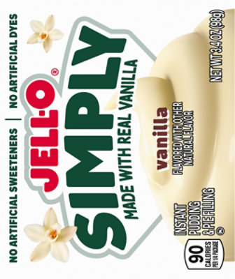 Jell-o Simply Vanilla Flavored Instant Pudding & Pie Filling Mix, 3.4 Oz Box - 3.4 oz - Image 6