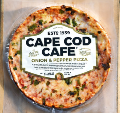 Cape Cod Cafe Onion & Pepper Pizza - 18 oz - Image 1