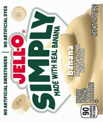 Jell-o Simply Banana Flavored Instant Pudding & Pie Filling Mix, 3.4 Oz Box - 3.4 oz - Image 6