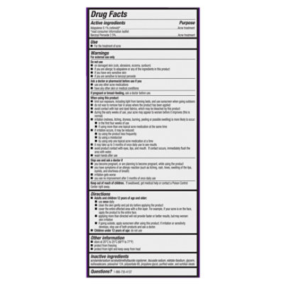 Differin Epiduo 0.1% Ds Pump 15g Us - 15 g - Image 8