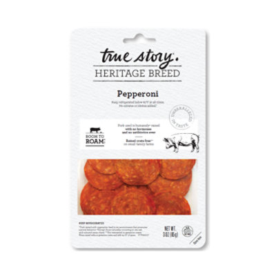 True Story Nae Heritage Breed Pepperoni 3 Oz - 3 OZ - Image 1