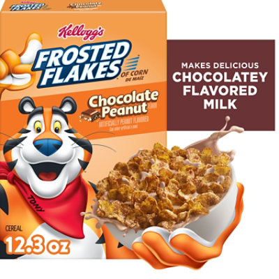 Kellogg's Frosted Flakes Chocolate Peanut 12.3oz - 12.3 oz - Image 1