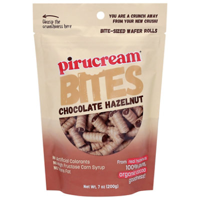 Pirucream Wafer Bites Chocolate Hazelnut - 7 oz - Image 1