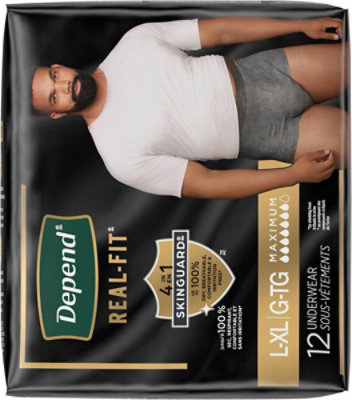Depend Real Fit Underwear Lg/xl - 12 ct - Image 8