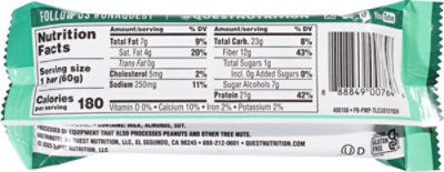 Quest Protein Bar Peppermint Bark - 2.12 OZ - Image 5