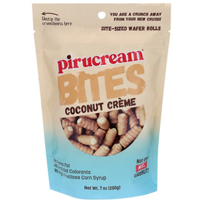 Pirucream Wafer Bites Coconut Creme - 7 oz - Image 1