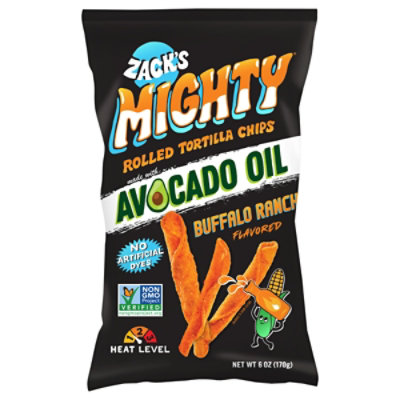 Zacks Mighty Chips Rolled Tortilla Buffalo 6 Oz - 6 oz - Image 2