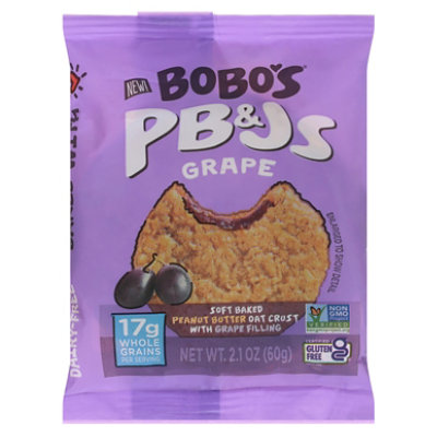 Bobos Oat Bars Breakfast Pb&j Grape 2.1oz - 2.1 oz - Image 1