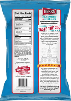Herrs Flavored By Philly Loaded Cheese Fries Flavored Ripple Chips - 7 oz - Image 5