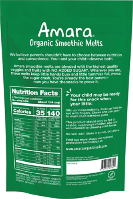 Amara Smoothie Melts Might Sweet Greens 1oz - 1 oz - Image 5