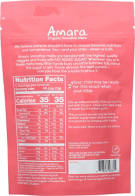 Amara Smoothie Melts Mixed Red Berries 1oz - 1 oz - Image 5
