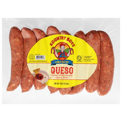 Kountry Boys Smoked Queso Sausage - 24 OZ - Image 2