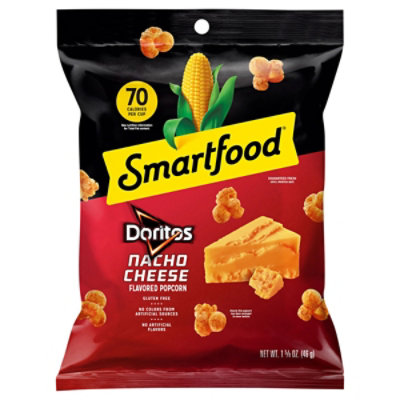 Smartfood Popcorn Doritos Nacho Cheese Flavored, 1 5/8 Oz - 1.62 oz - Image 2
