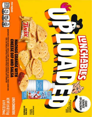 Oscar Mayer Lunchables Nachos Grande With Cheese Dip And Salsa Snack Kit 13.95 Oz - 13.95 OZ - Image 5