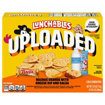Oscar Mayer Lunchables Nachos Grande With Cheese Dip And Salsa Snack Kit 13.95 Oz - 13.95 OZ - Image 1