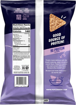 Popcorners Popped Corn Snacks Protein Cinammon Delight, 5 Oz - 5 oz - Image 5