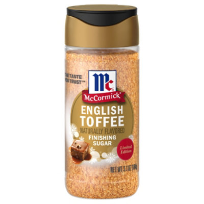Mccormick English Toffee Finishing Sugar 3.7oz - 3.7 OZ - Image 1
