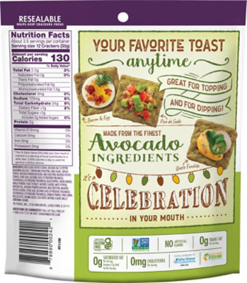 Crunchmaster Avocado Toast Salt & Pepper 3.54oz - 4.0 OZ - Image 5