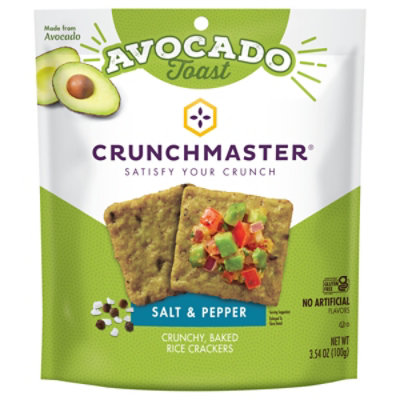 Crunchmaster Avocado Toast Salt & Pepper 3.54oz - 4.0 OZ - Image 1