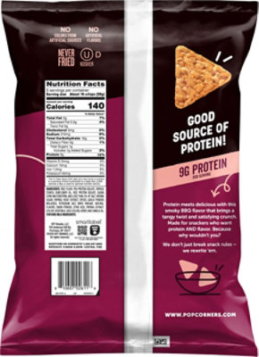 Popcorners Popped Corn Snacks Protein Hickory Bbq, 5 Oz - 5 oz - Image 5