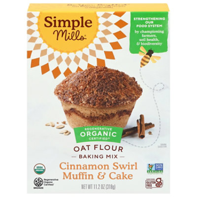 Simple Mills Muffin Mix Cinnamon Swirl - 11.2 oz - Image 1