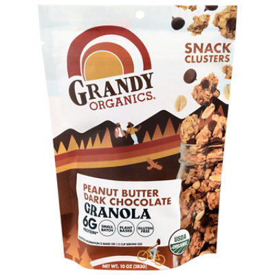Grandy Organics Granola Peanut Butter Dark Chocolate - 9 oz - Image 2
