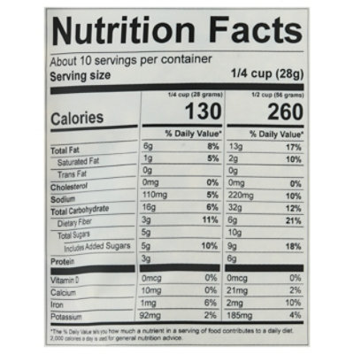 Grandy Organics Granola Peanut Butter Dark Chocolate - 9 oz - Image 3