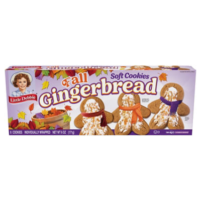 Little Debbie Fall Gingerbread Cookies - 6 oz - Image 1