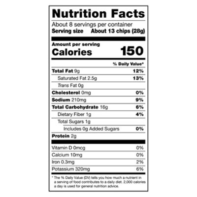 Herrs Creamy Dill Pickle Ripple Chips 7.75oz - 7.75 oz - Image 3