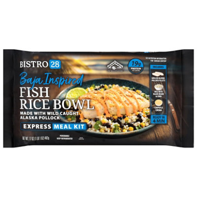 Bistro 28 Grilled Fish Rice Bowl Kit - 17 OZ - Image 1